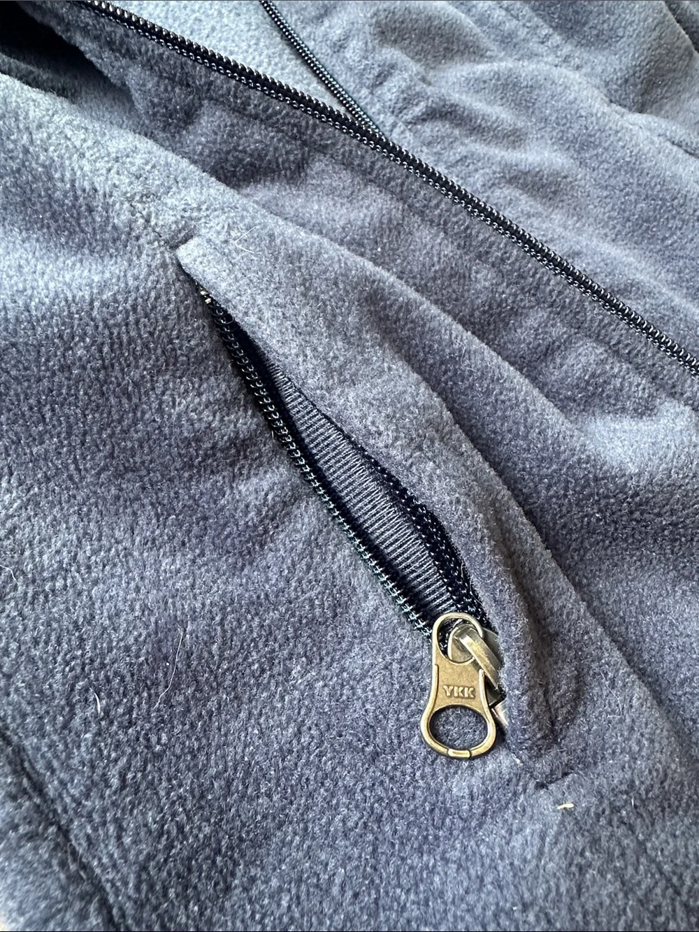 Columbia Navy Blue Full Zip Fleece Jacket Kids Youth XXS 4/5